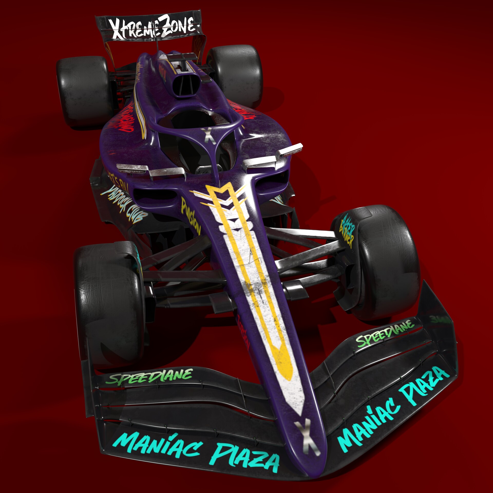 ArtStation - FORMULA 1 2023 XtremeZone Livery F1