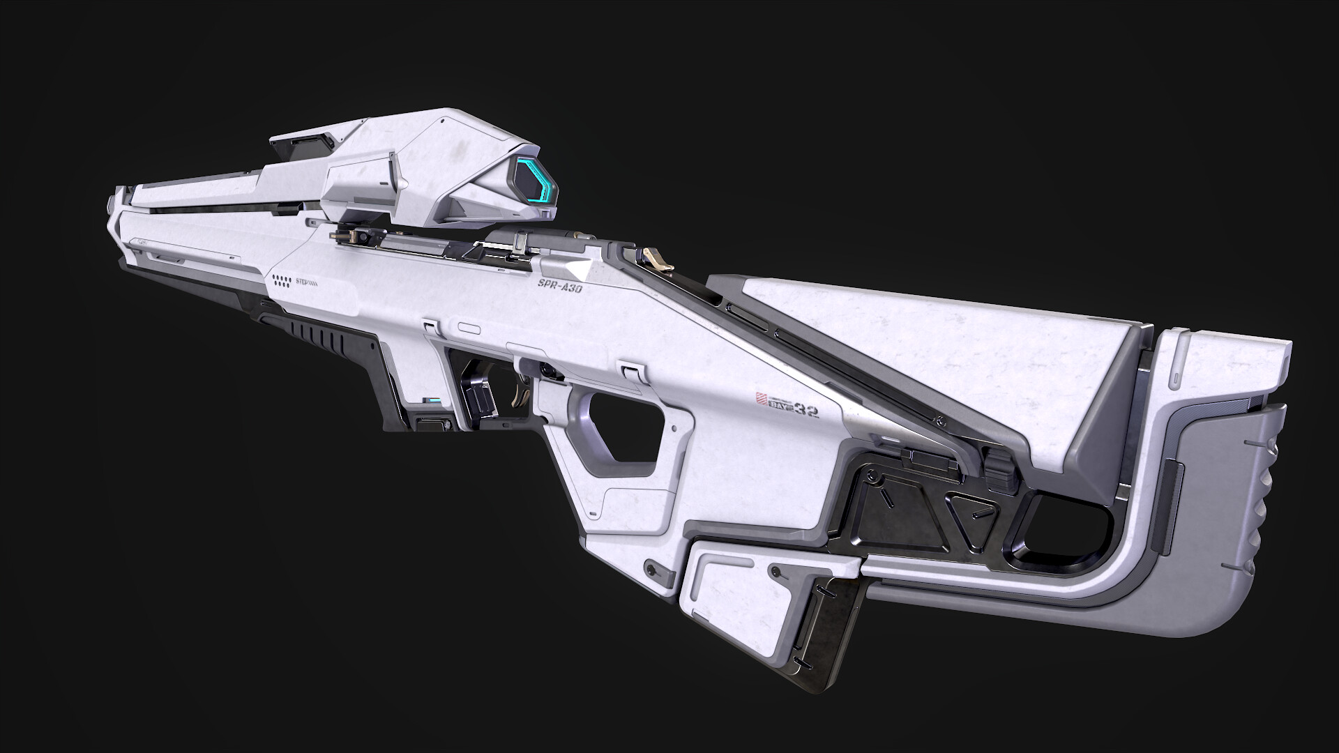 ArtStation - Sci-Fi Plasma Rail Gun