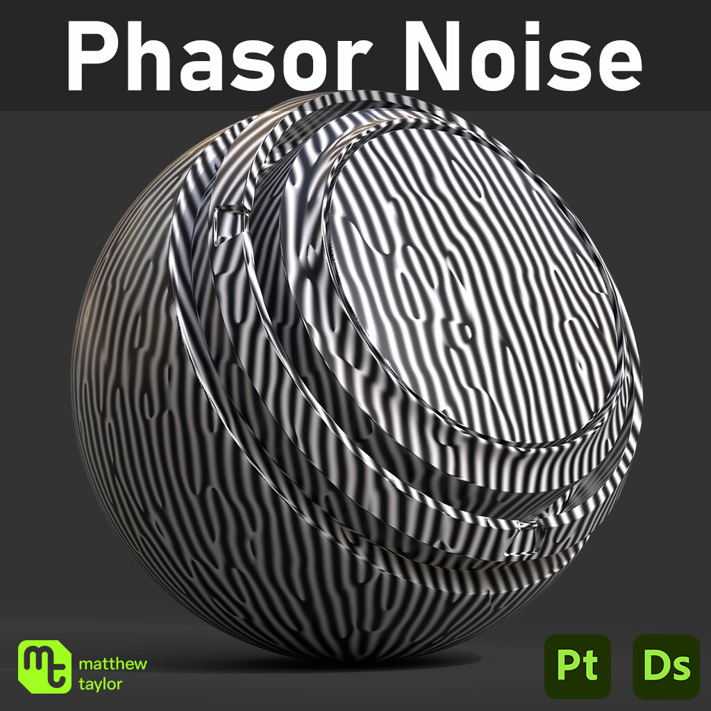 MT Phasor Noise - Procedural Texture Generator