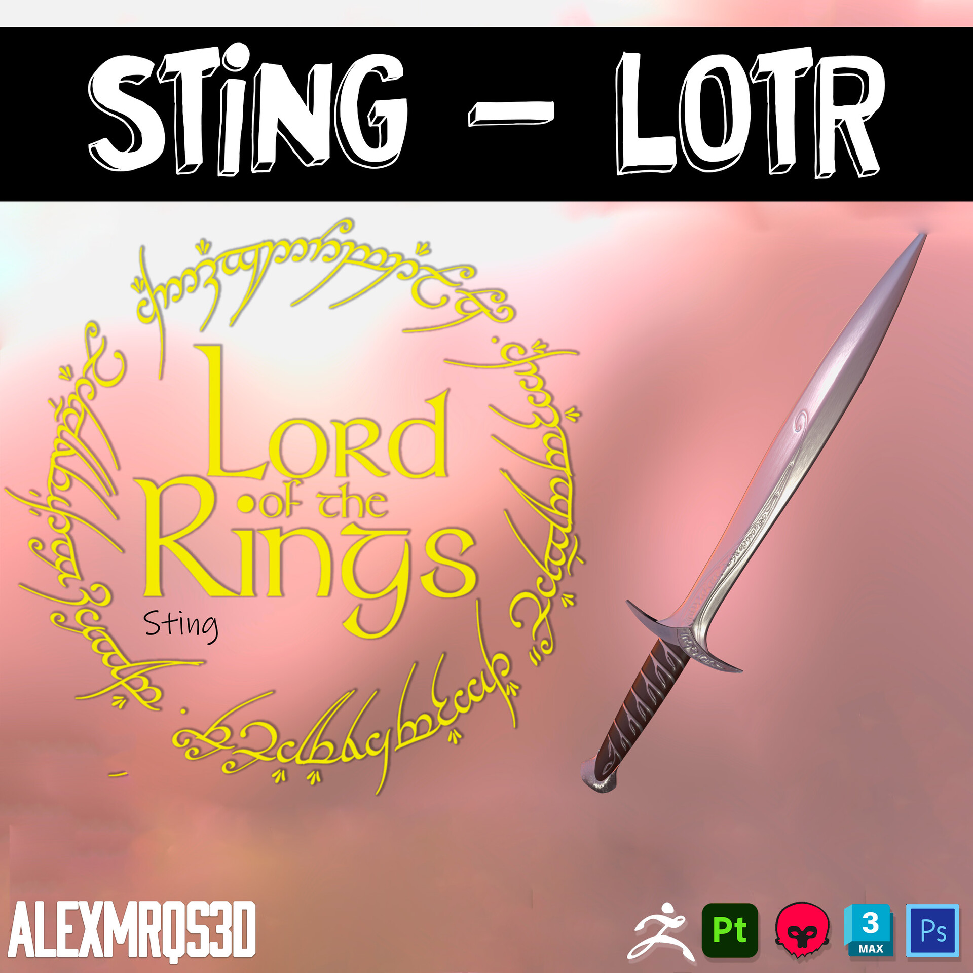 ArtStation - Sting - Lord Of The Rings (Bilbo/Frodo Sword)