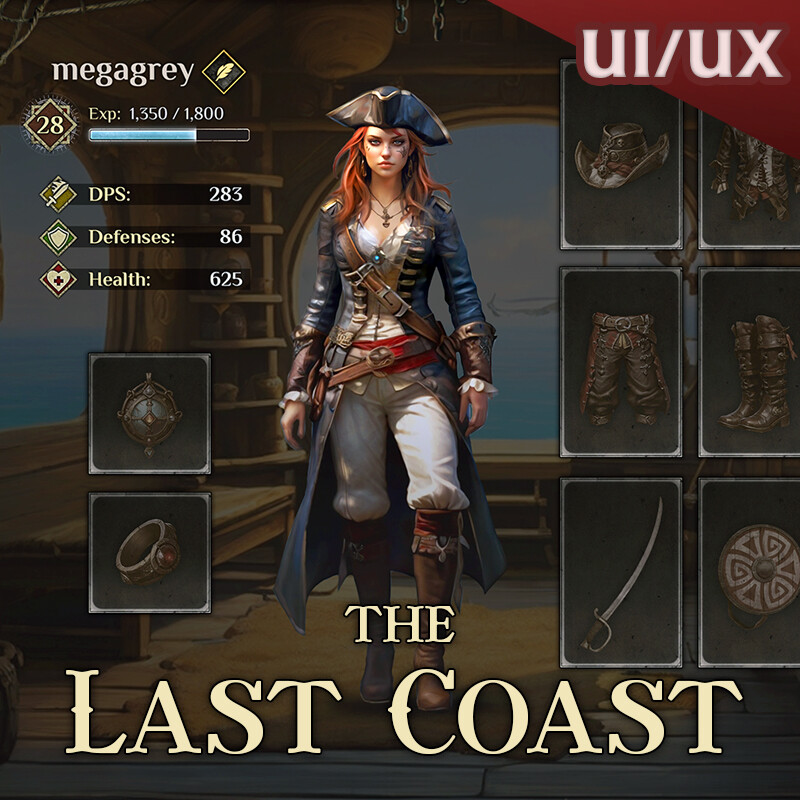ArtStation - Mobile RPG Game. UI/UX Design