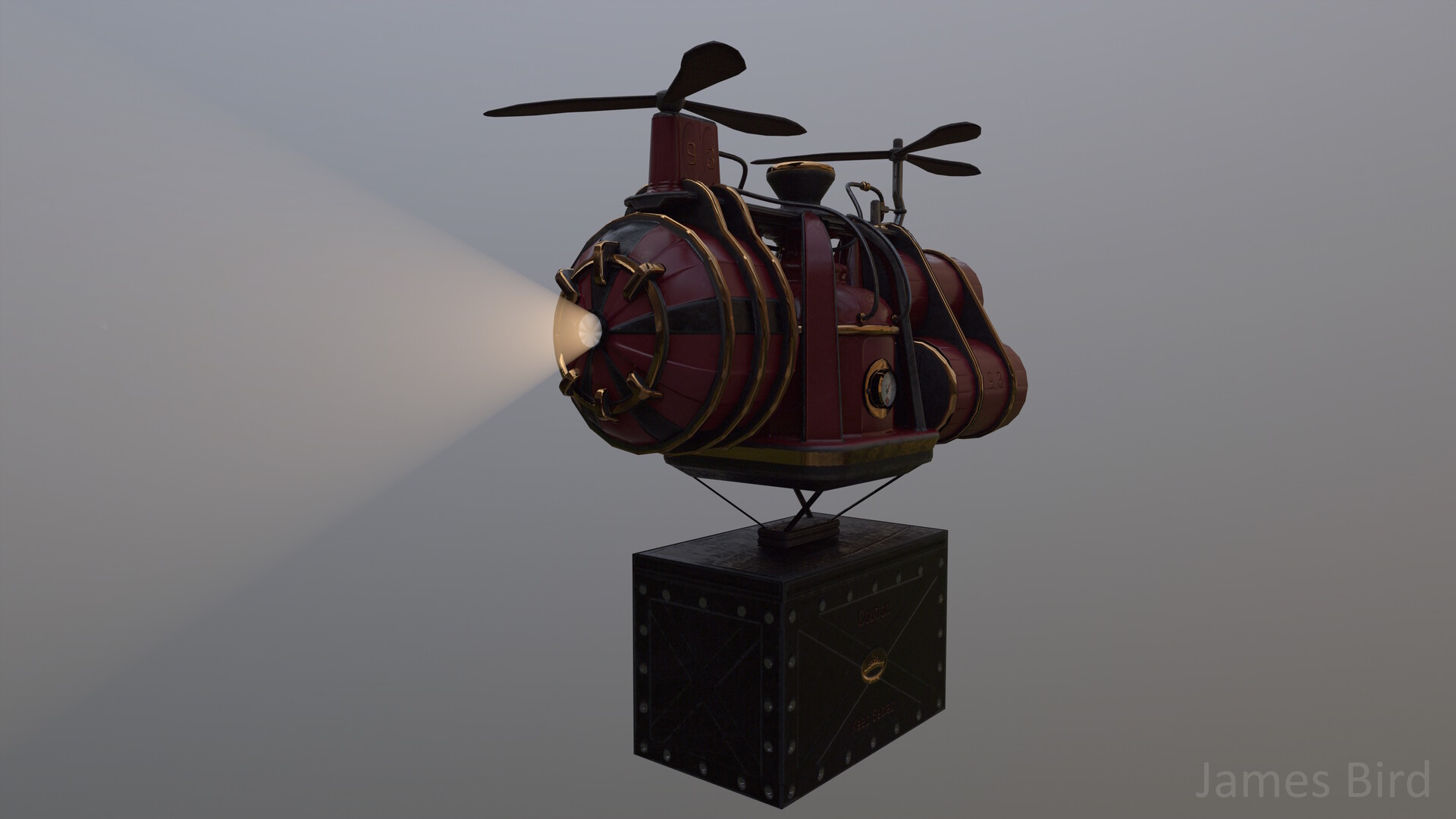 ArtStation - Steampunk Drone