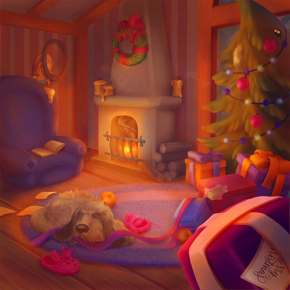 ArtStation - Christmas environment