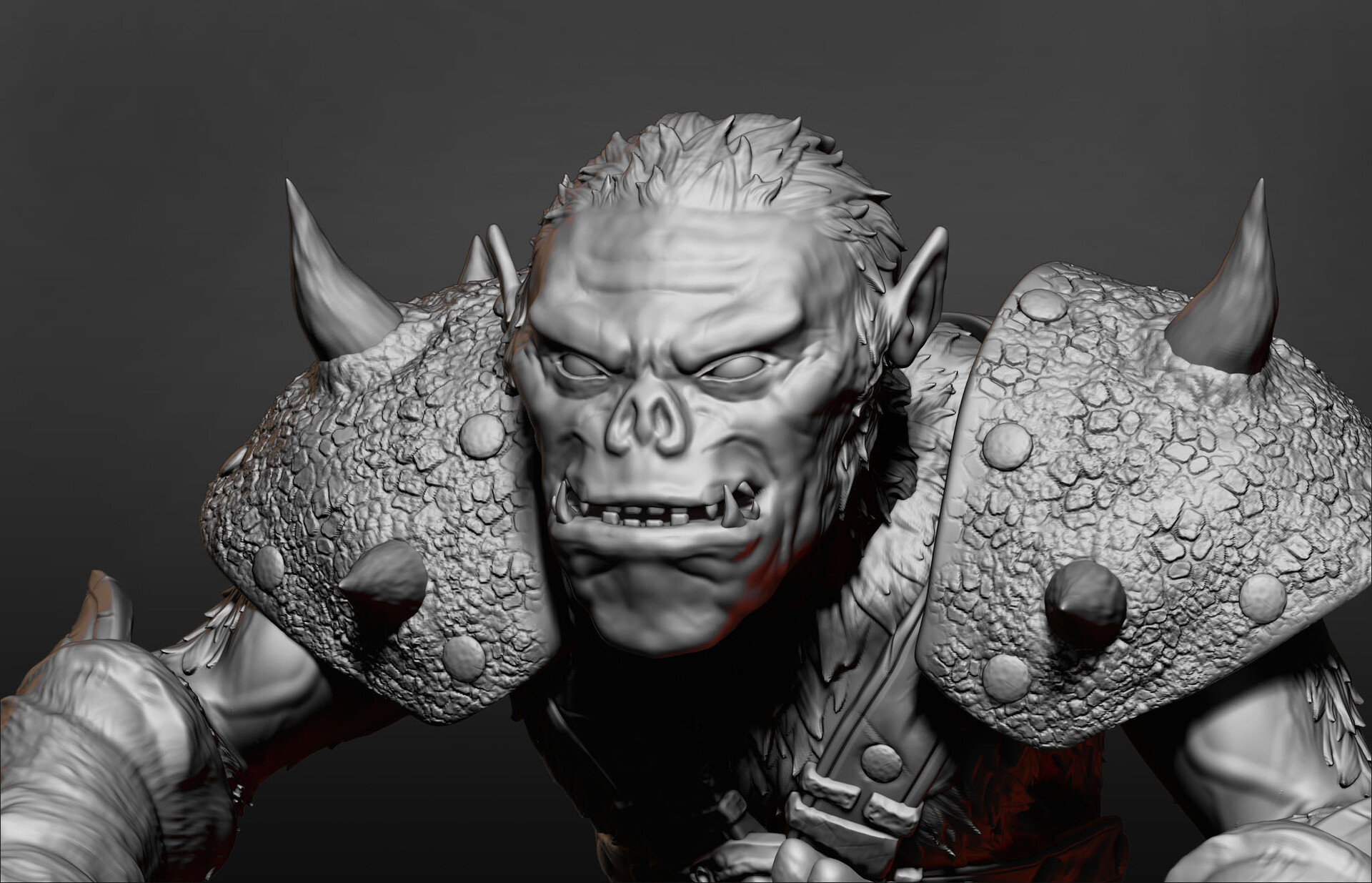 ArtStation - orc warrior from gothic