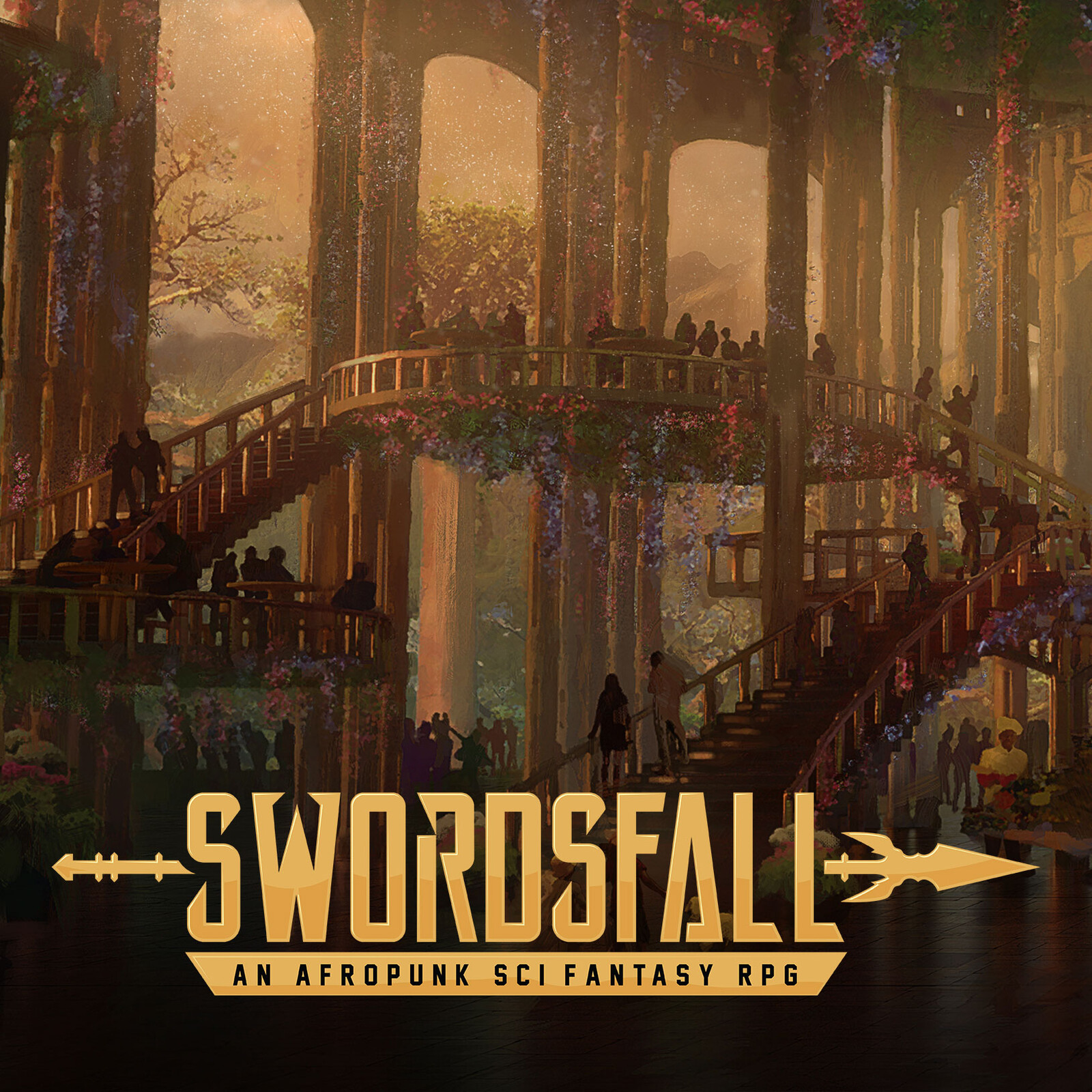 Swordsfall - Garuda interior party