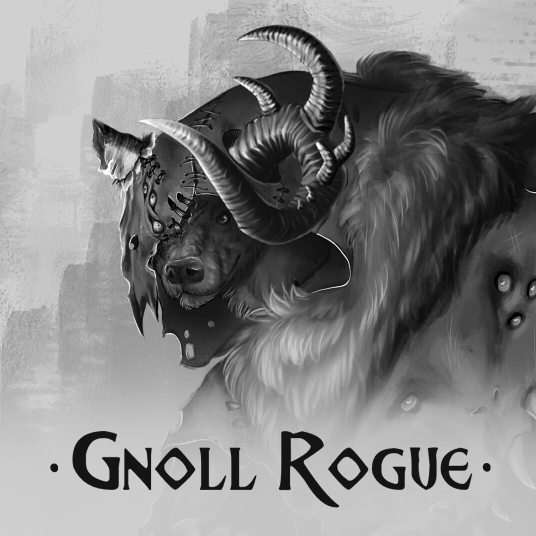 ArtStation - Gamejam - Gnoll Rogue