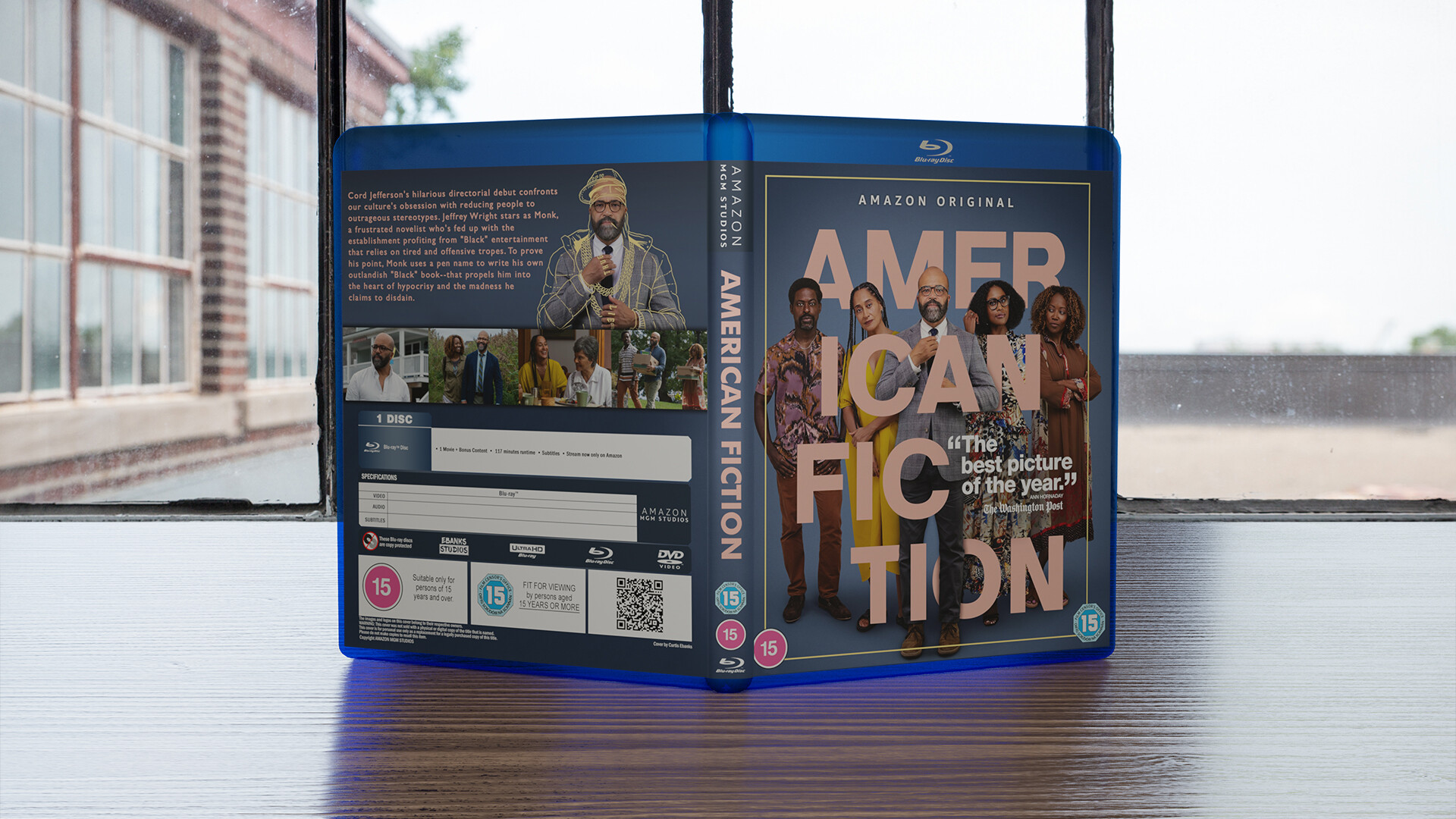 Curtis Ebanks - American Fiction (2023) Custom Blu-ray Cover