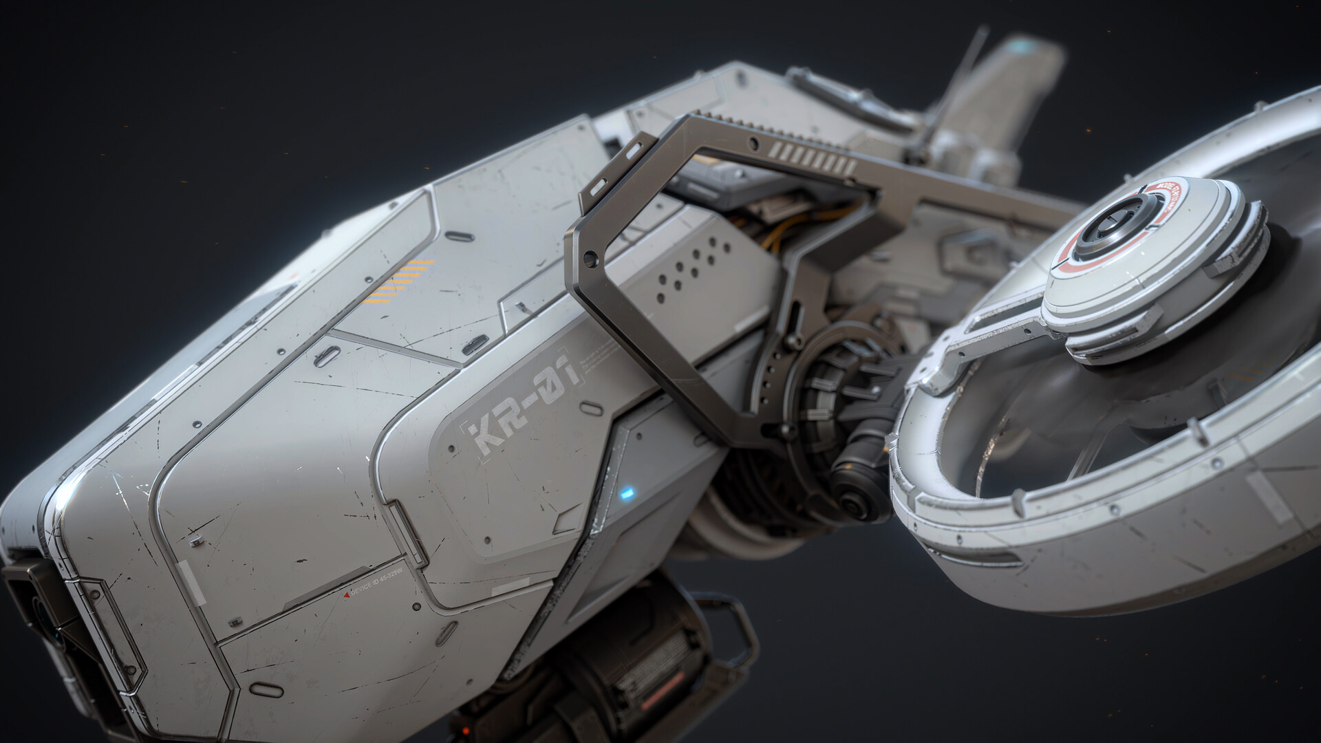 ArtStation - Sci-Fi Vehicle Series-Drone 01