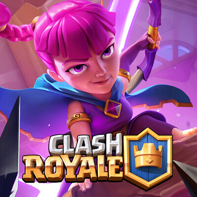 ArtStation - Clash Royale Key Art | Archer Evolution