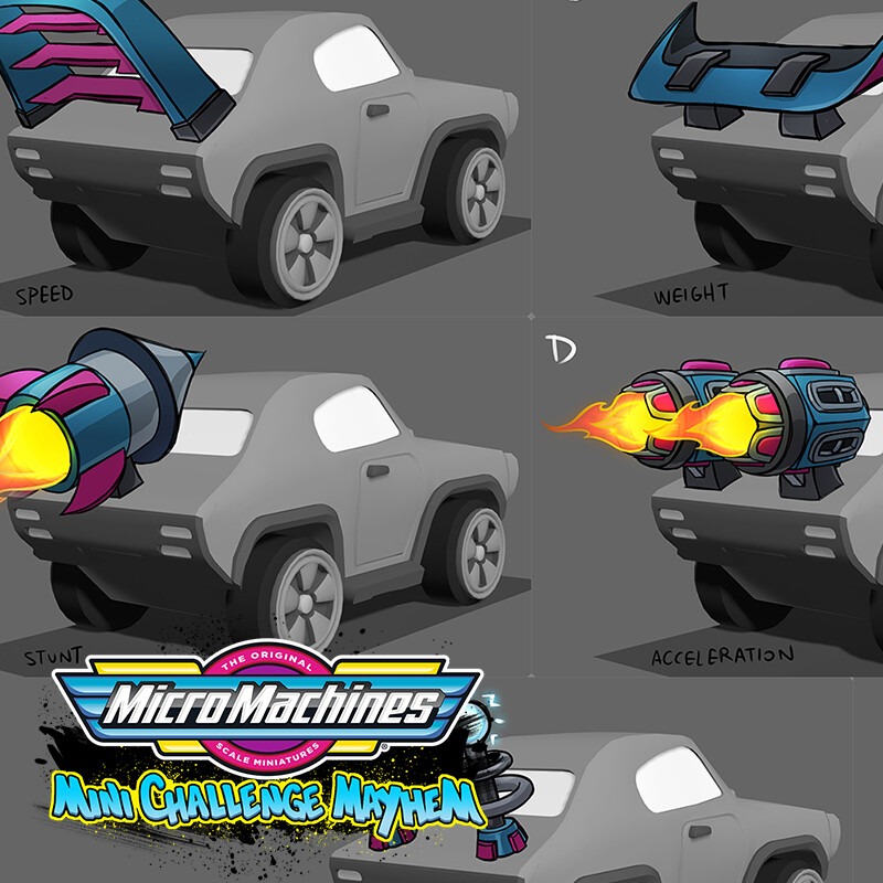 ArtStation - Micro Machines: Mini Challenge Mayhem