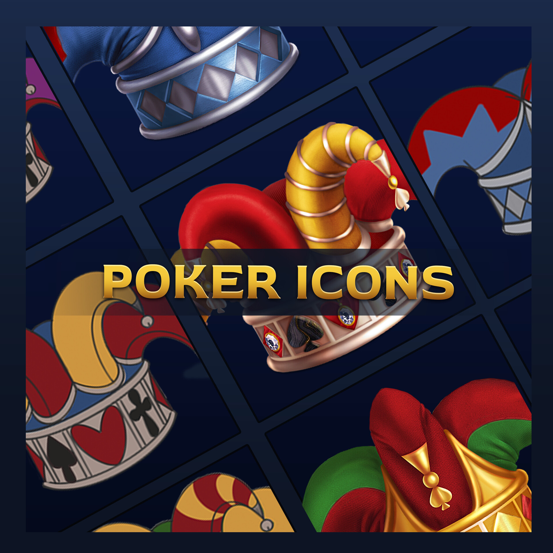 ArtStation - Poker icons