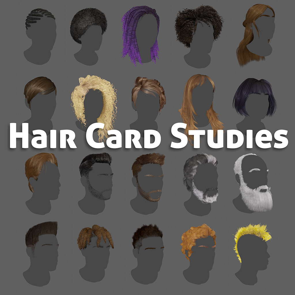 ArtStation - Hair Studies