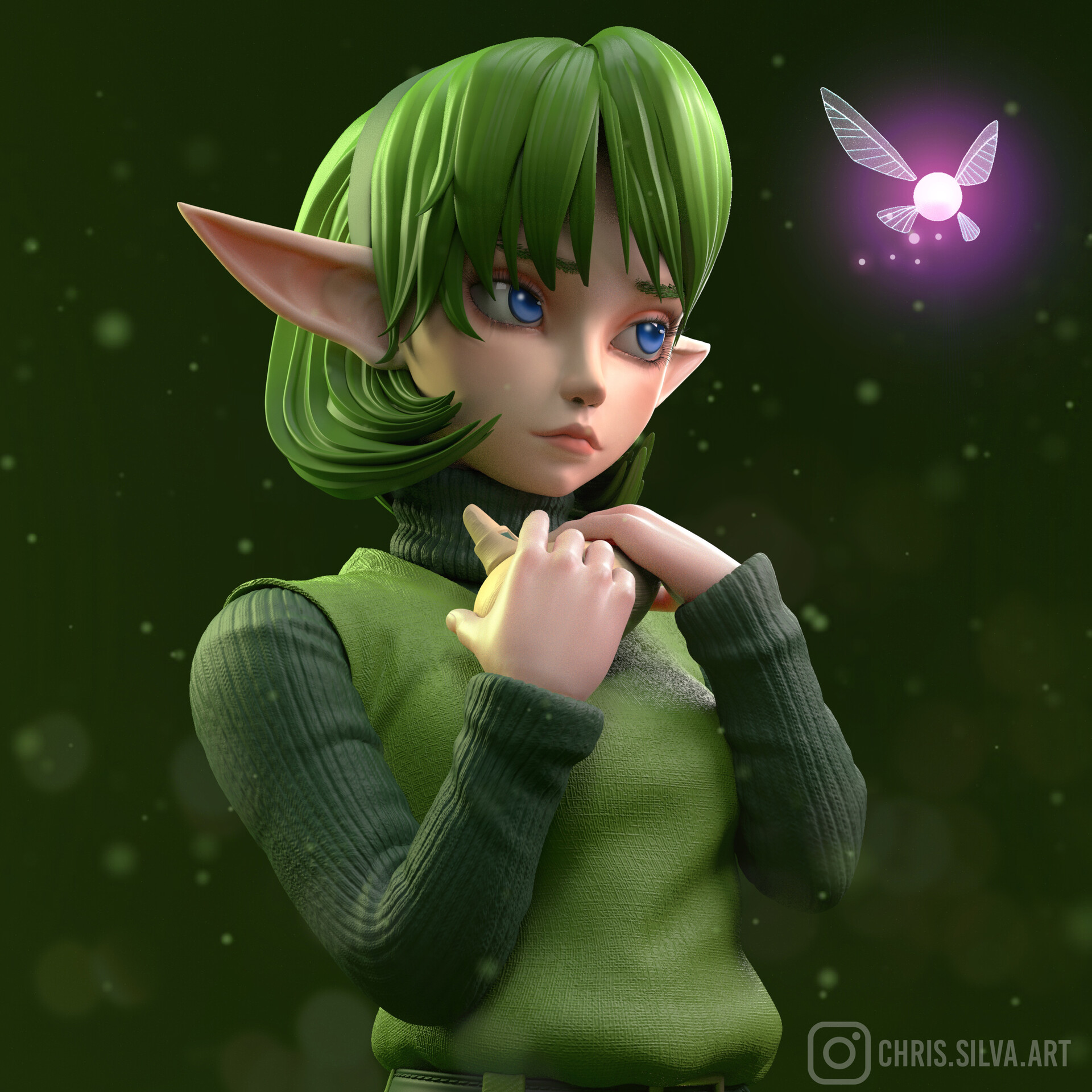 Chris Silva - Saria - The Legend of Zelda Sculpt