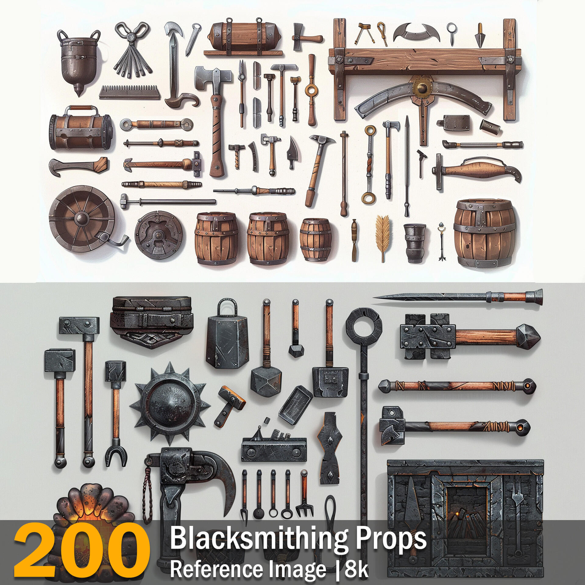 ArtStation - Blacksmithing Props | Reference Images | 8K