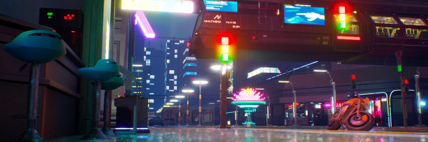 ArtStation - SCI-FI Street