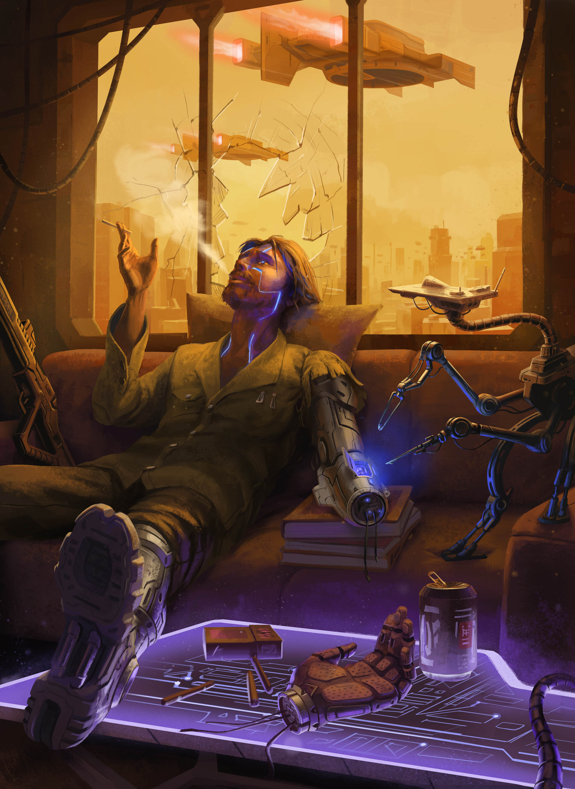 Artstation Sci Fi Book Cover The Last Shroud