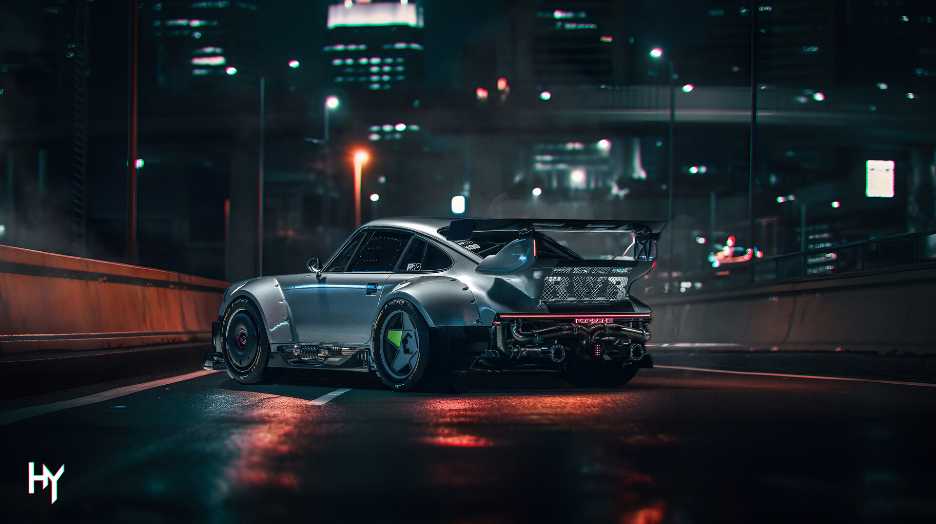 ArtStation - Porsche 964 RWB CGI#2