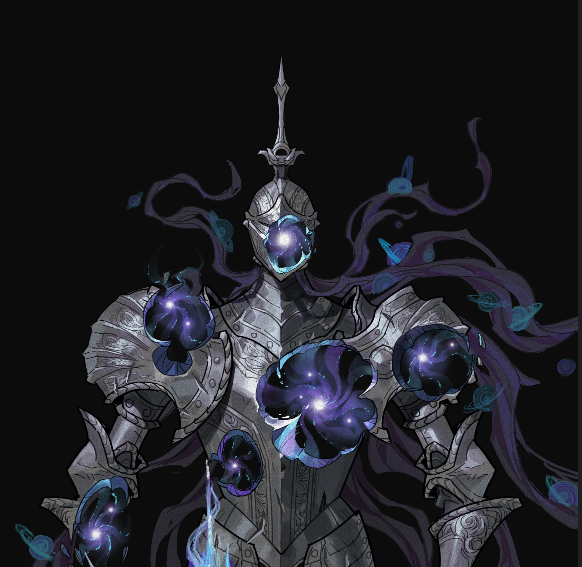 ArtStation - Riftblade Remnant Knight 裂界残骑