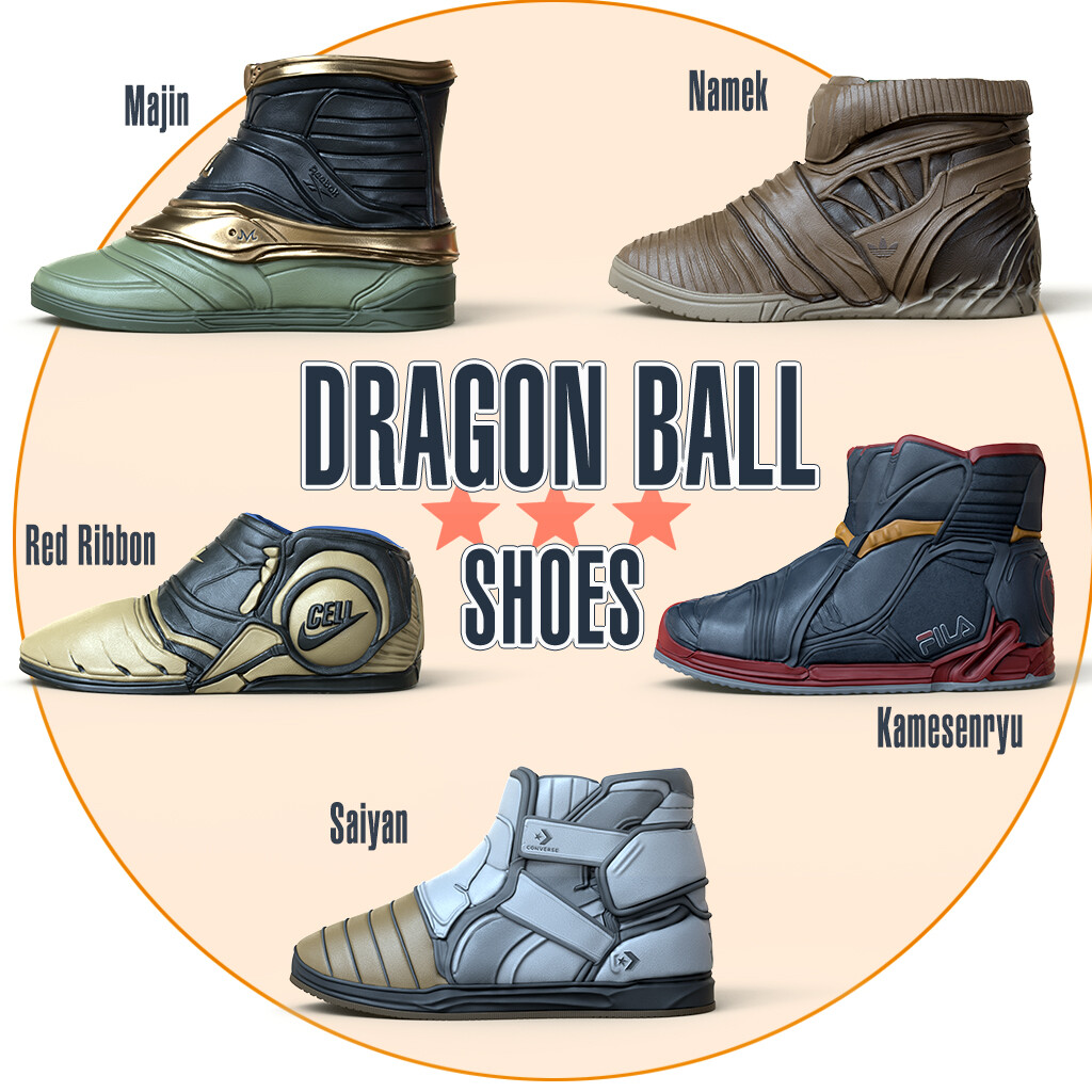 ArtStation - Dragon Ball Shoes