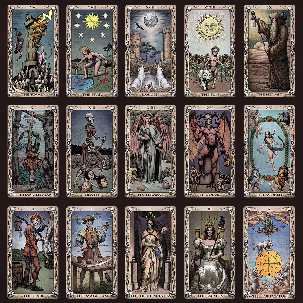 ArtStation - The Quarry Tarot cards