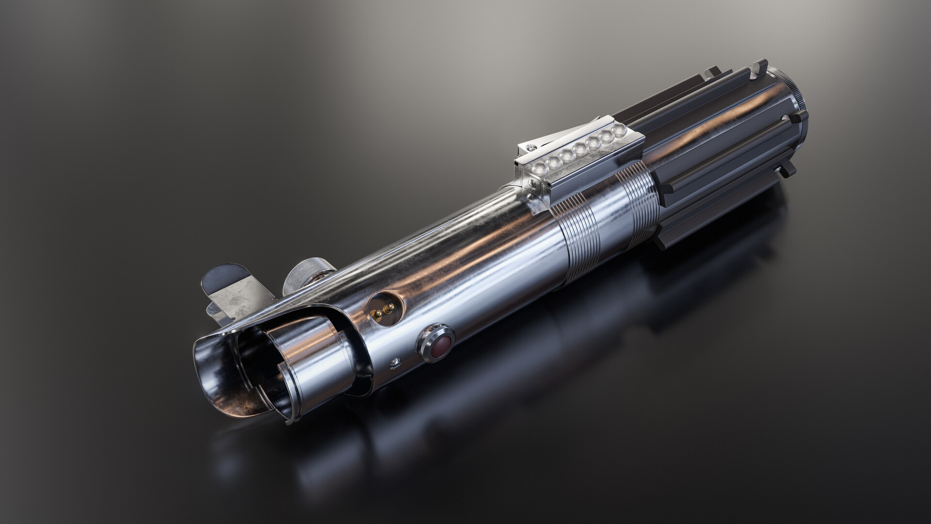 ArtStation - Anakin/Luke Skywalker Graflex lightsaber hilt