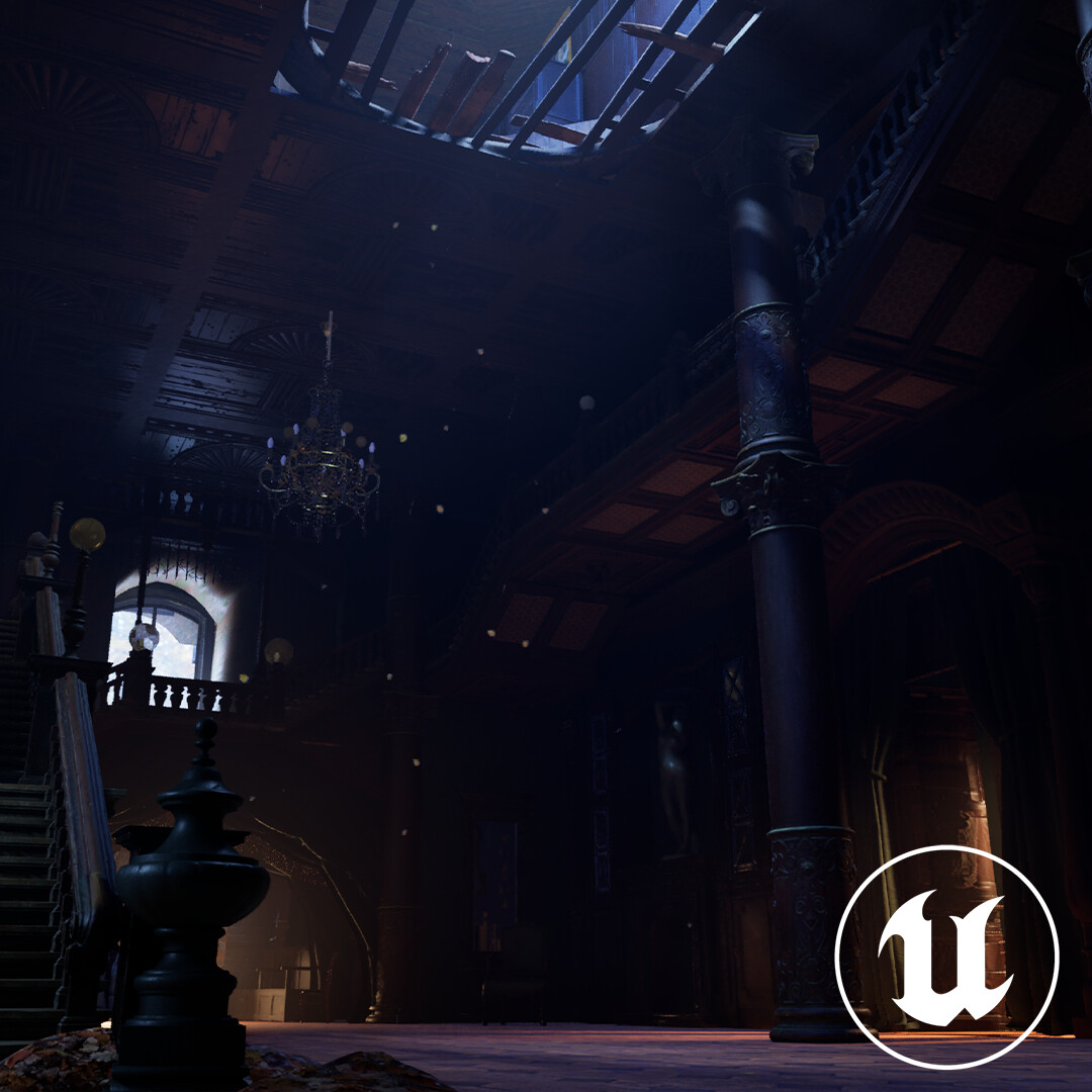 ArtStation - Crimson Peak Mansion Interior