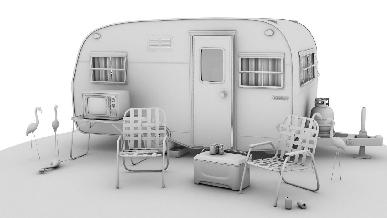 Camper Diorama WIP