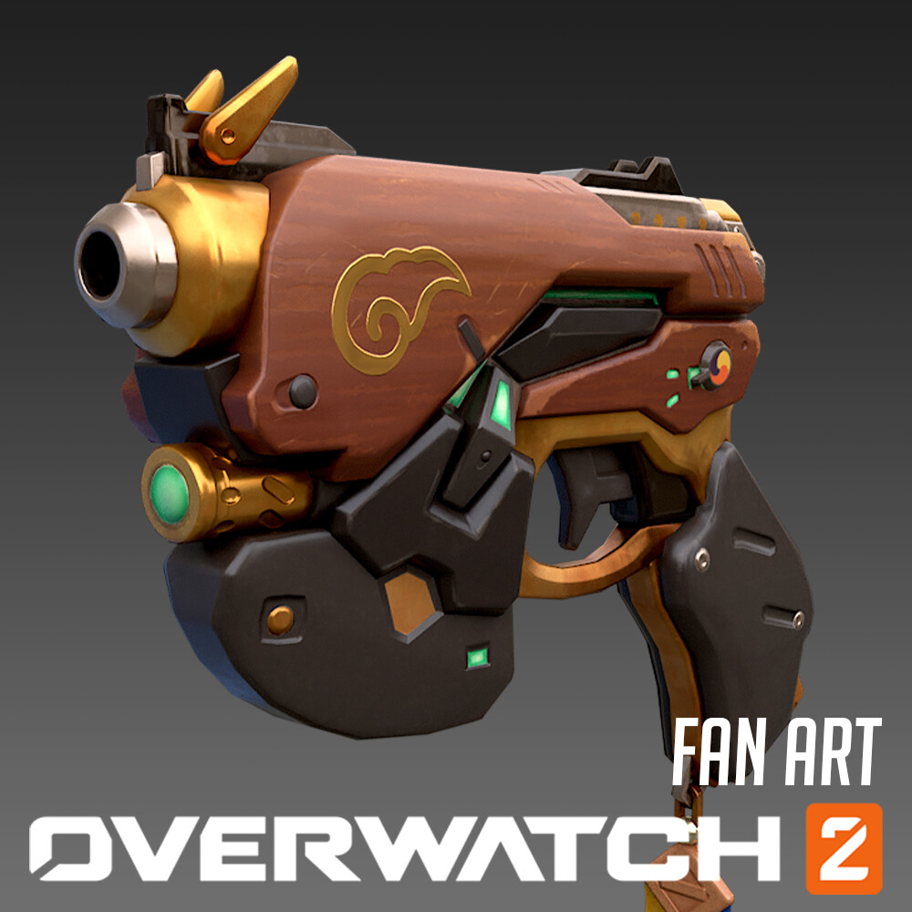 ArtStation - Overwatch 2 DVA Palanquin Gun | Fanart