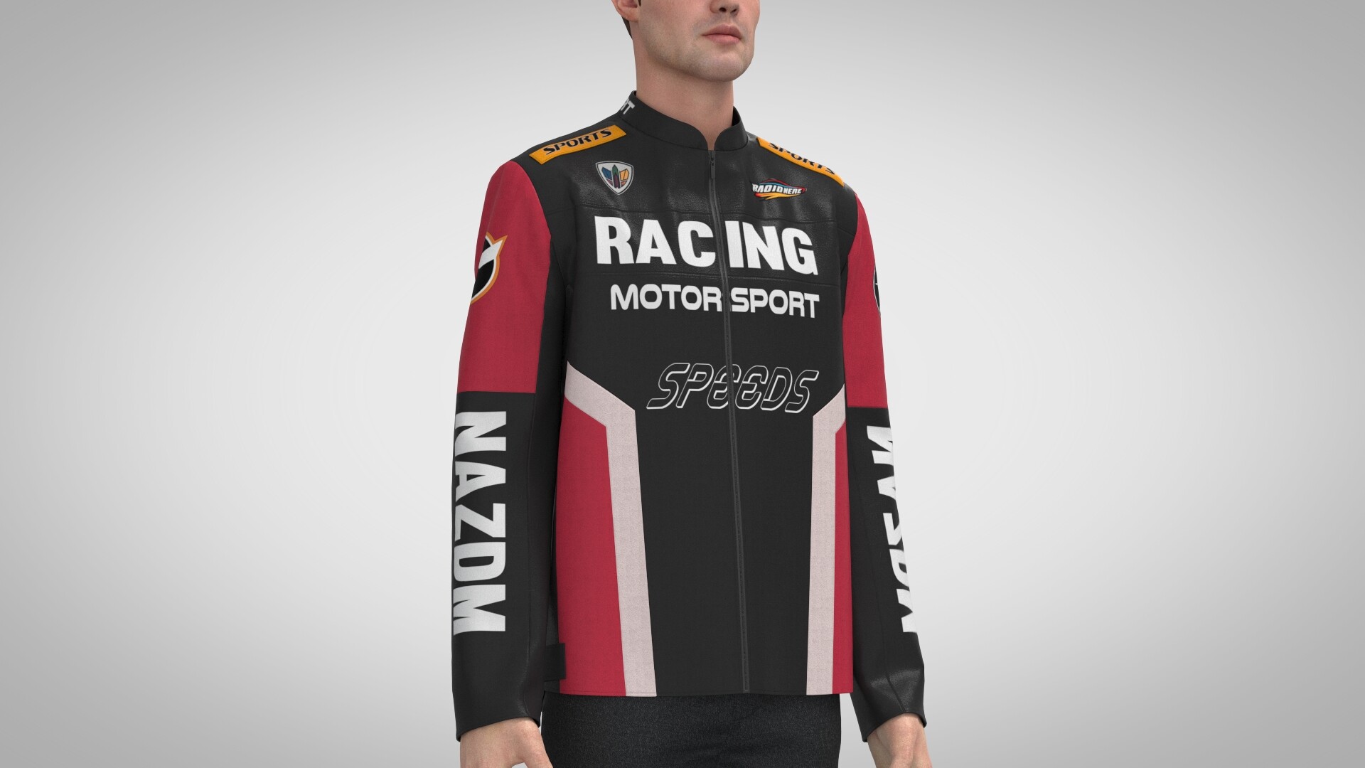 ArtStation - Racing Jacket, Clo, Marvelous Designer