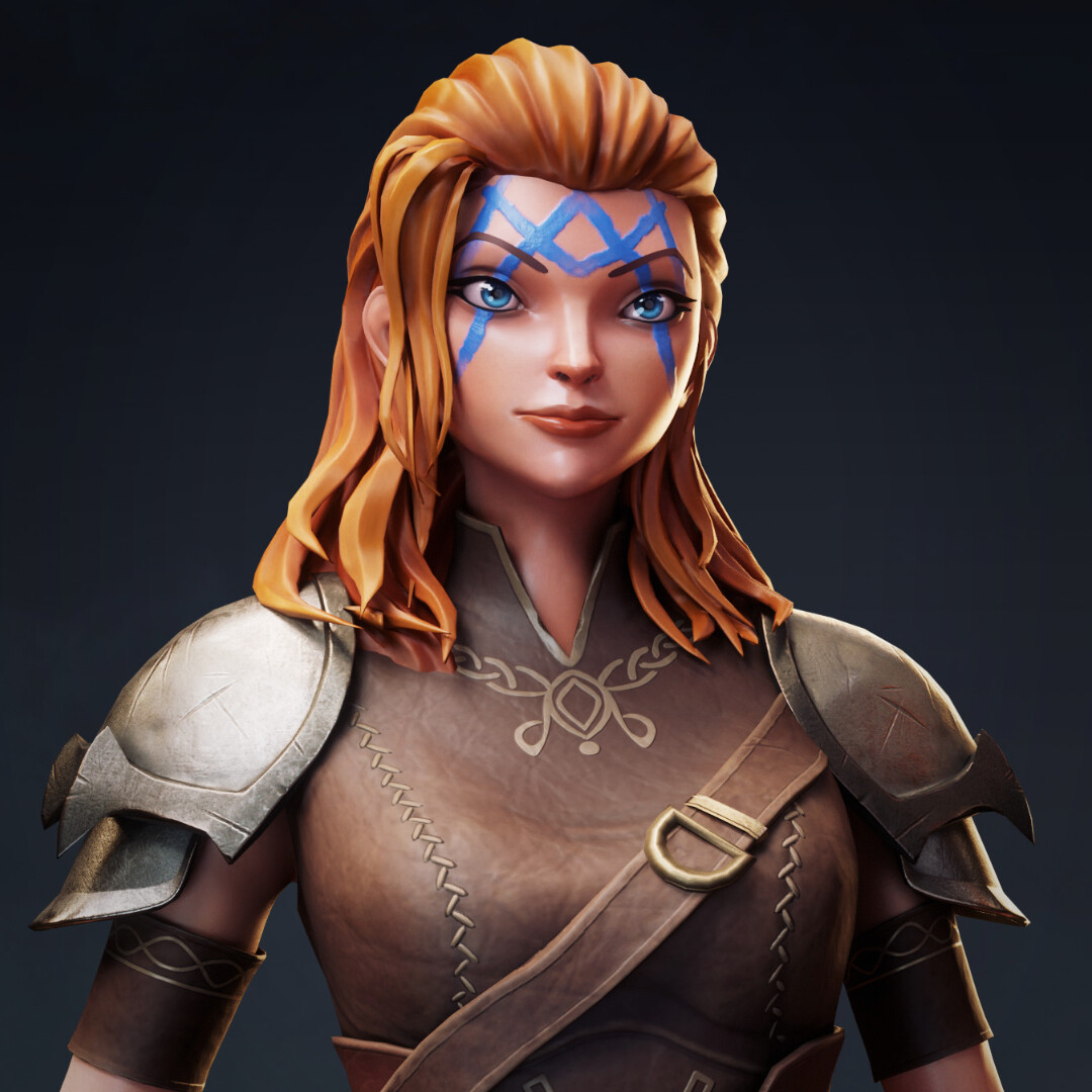 ArtStation - Viking Girl