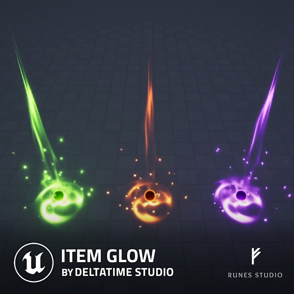 Deltatime Studio - Item Glow VFX - Unreal Engine 4