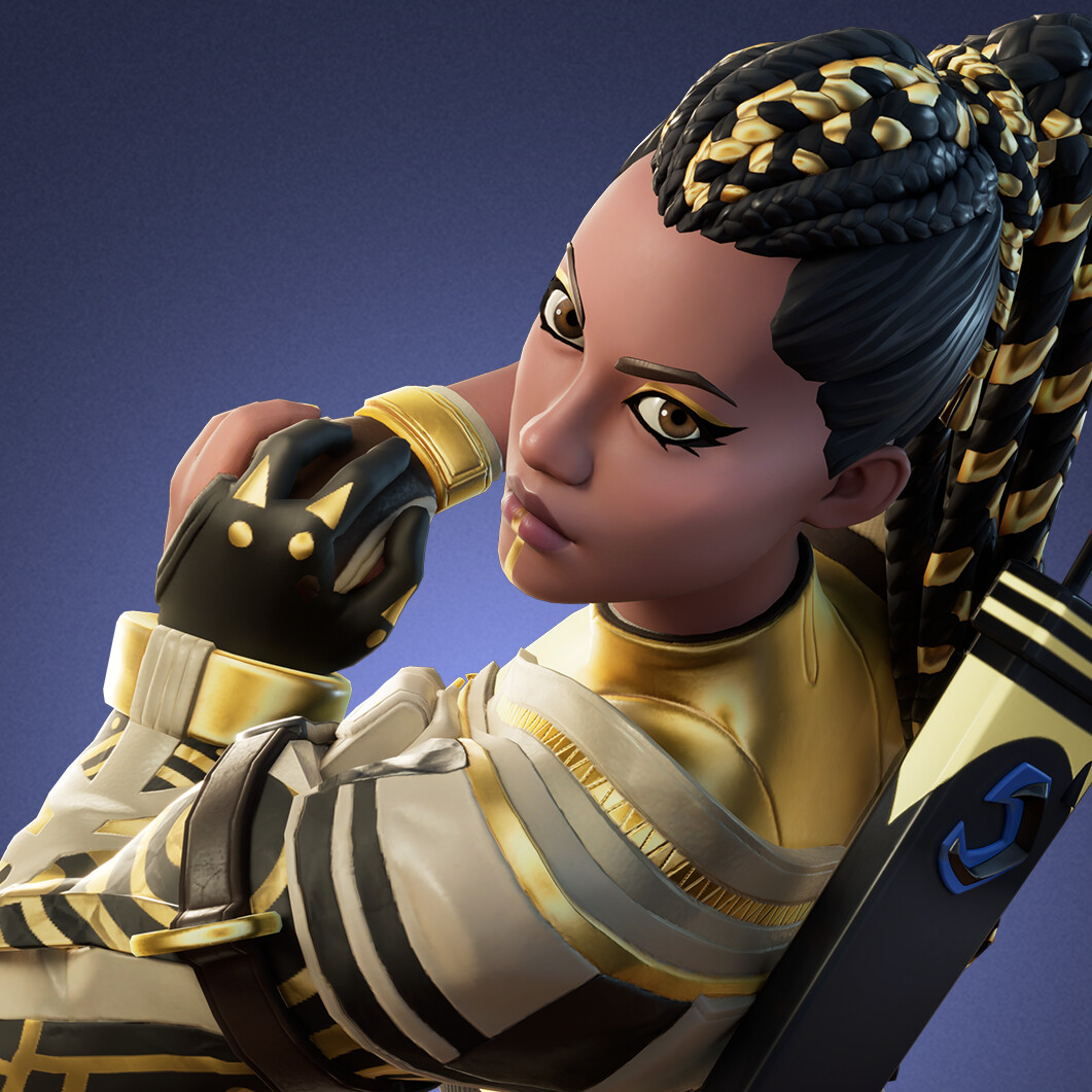 ArtStation - Fortnite | Khari (Gilded Ace) Skin