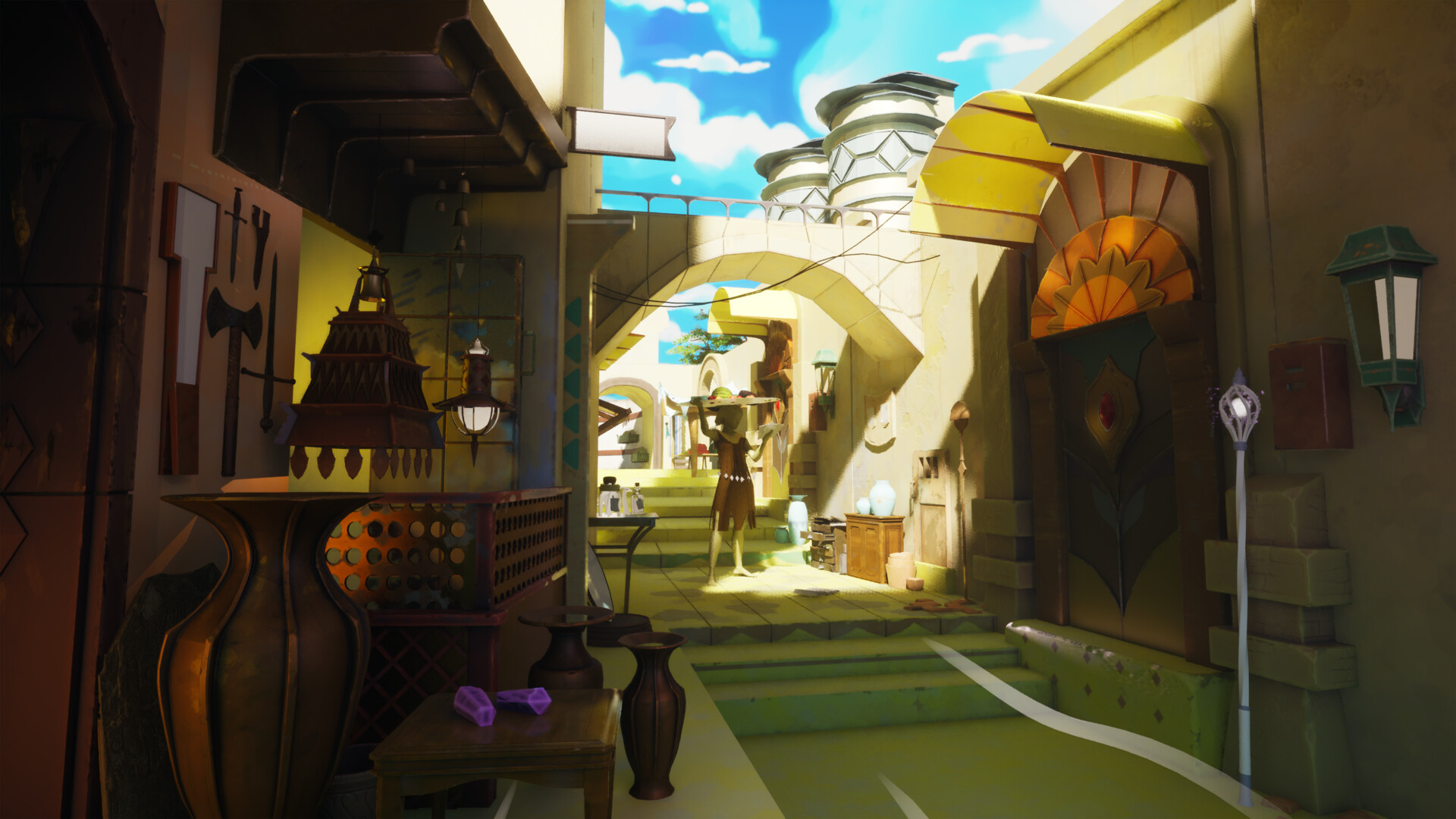 ArtStation - Small scene reproduction of original painting (Thank you ...