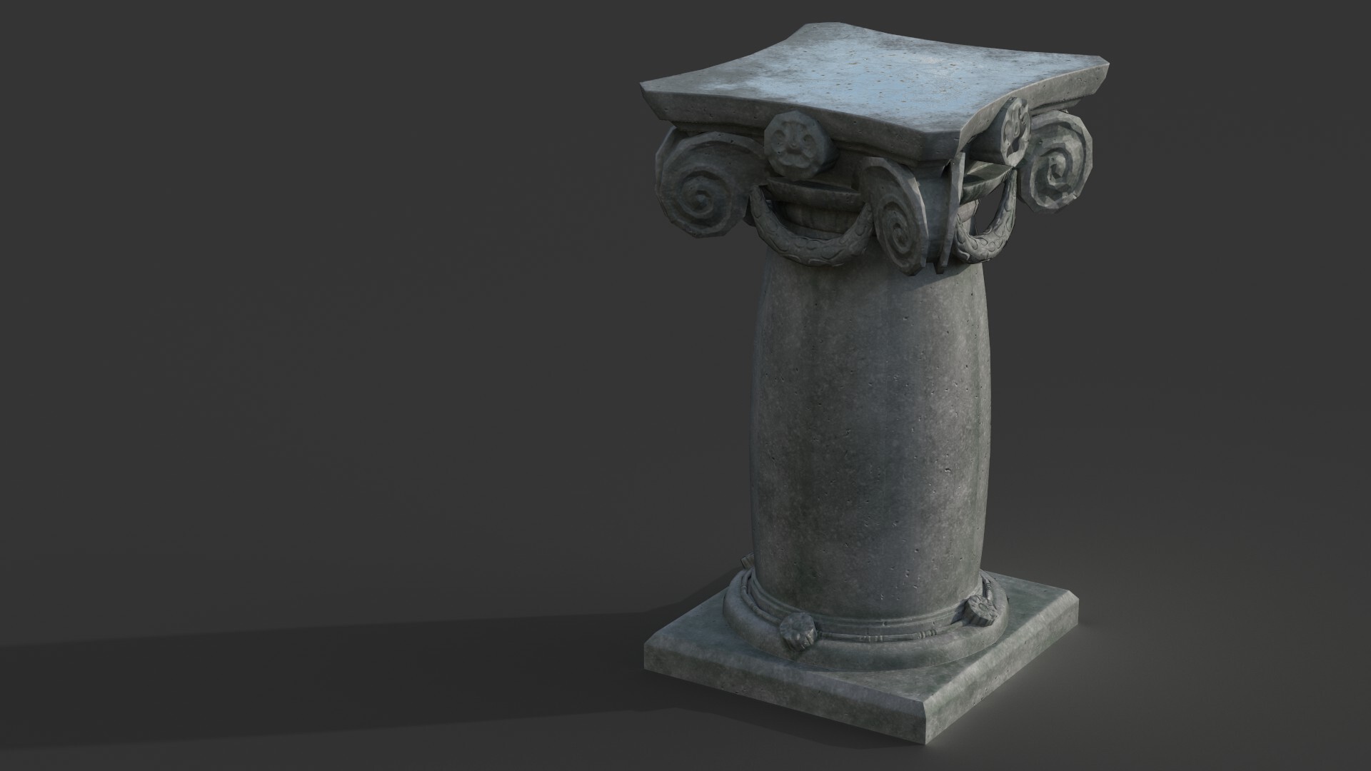 ArtStation - Garden Stone Pillar