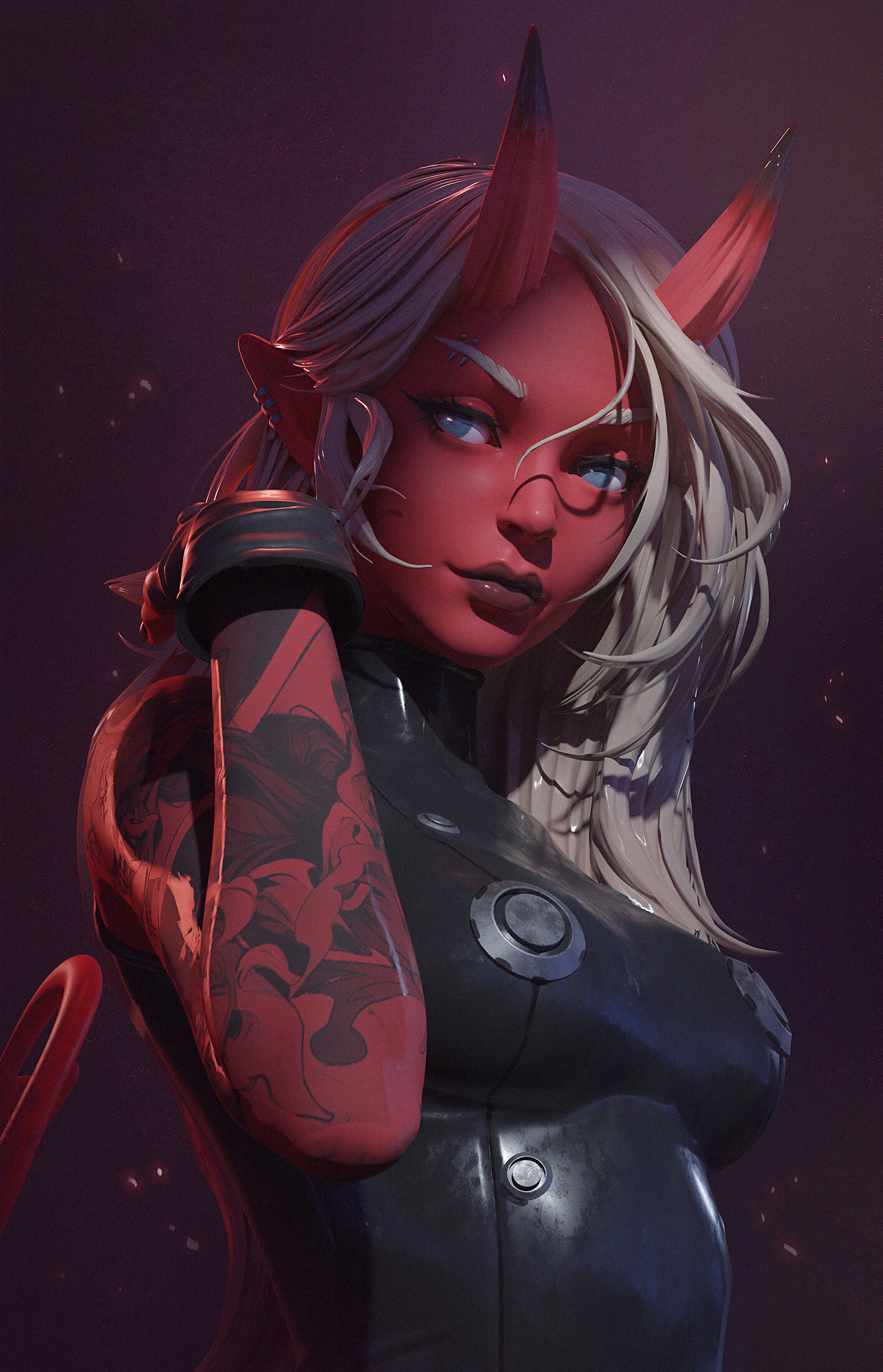 ArtStation - RED DEMON GIRL