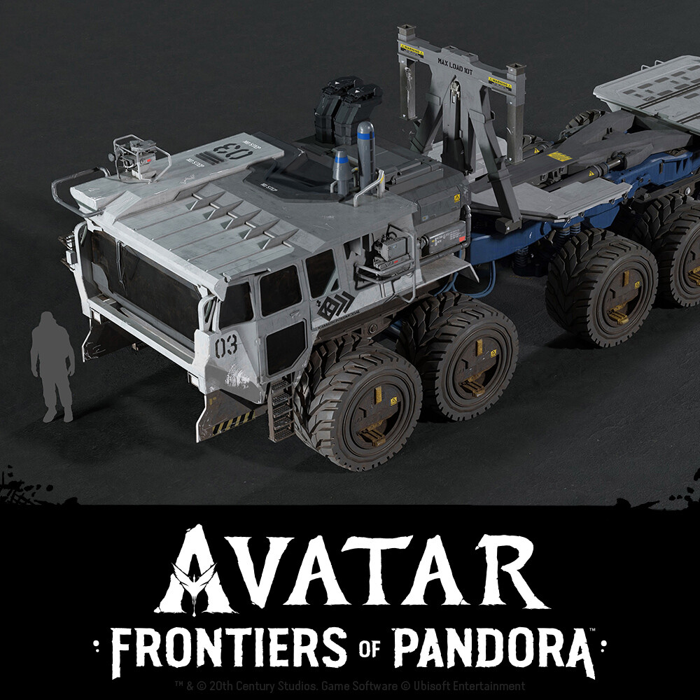 ArtStation - Avatar Frontiers of Pandora - RDA Logistics vehicle - cargo