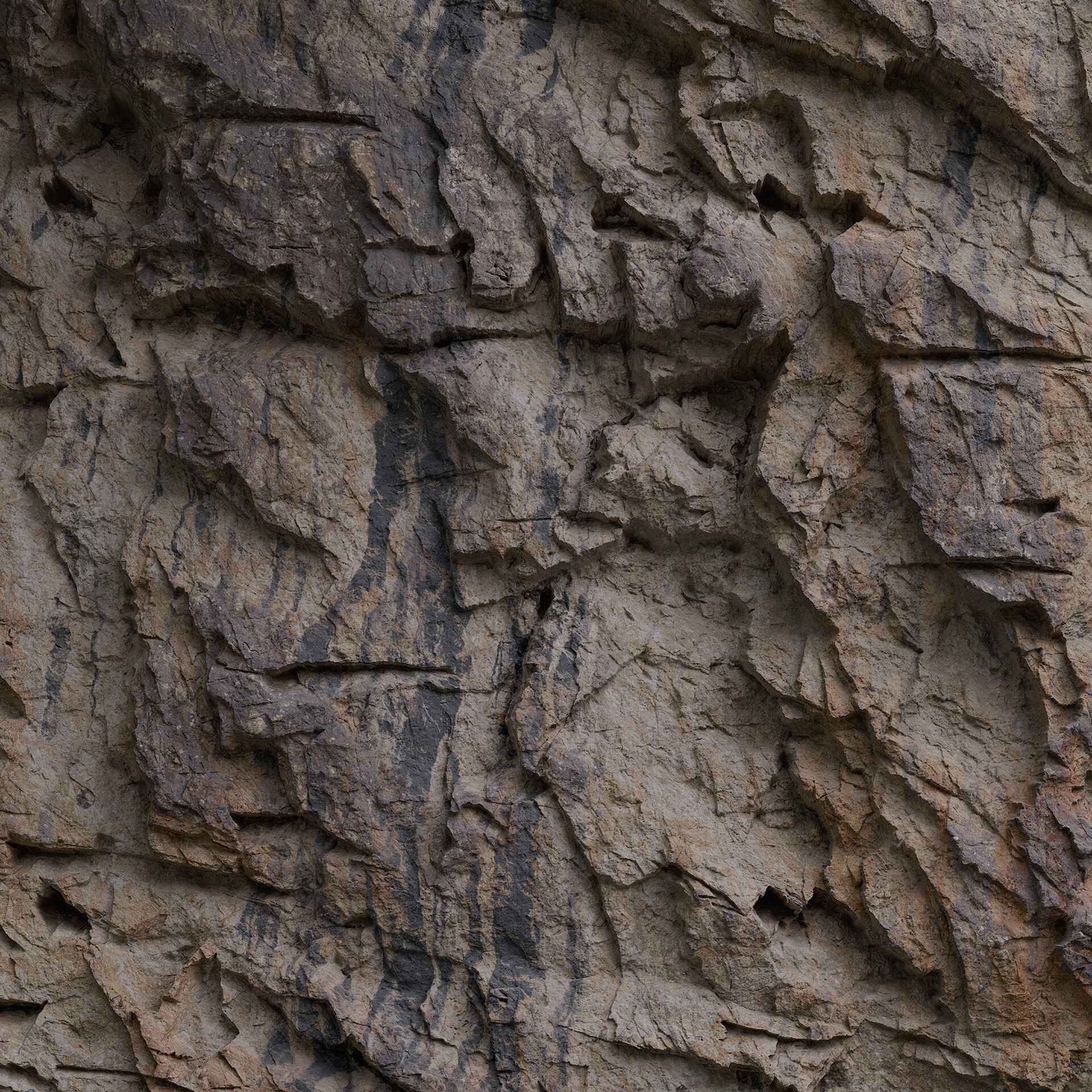 ArtStation - Cliff Wall - Substance