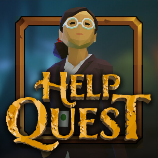 ArtStation Help Quest Adventure Game Environment Design + UI Design
