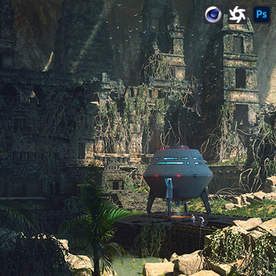 ArtStation - Lost City - book cover