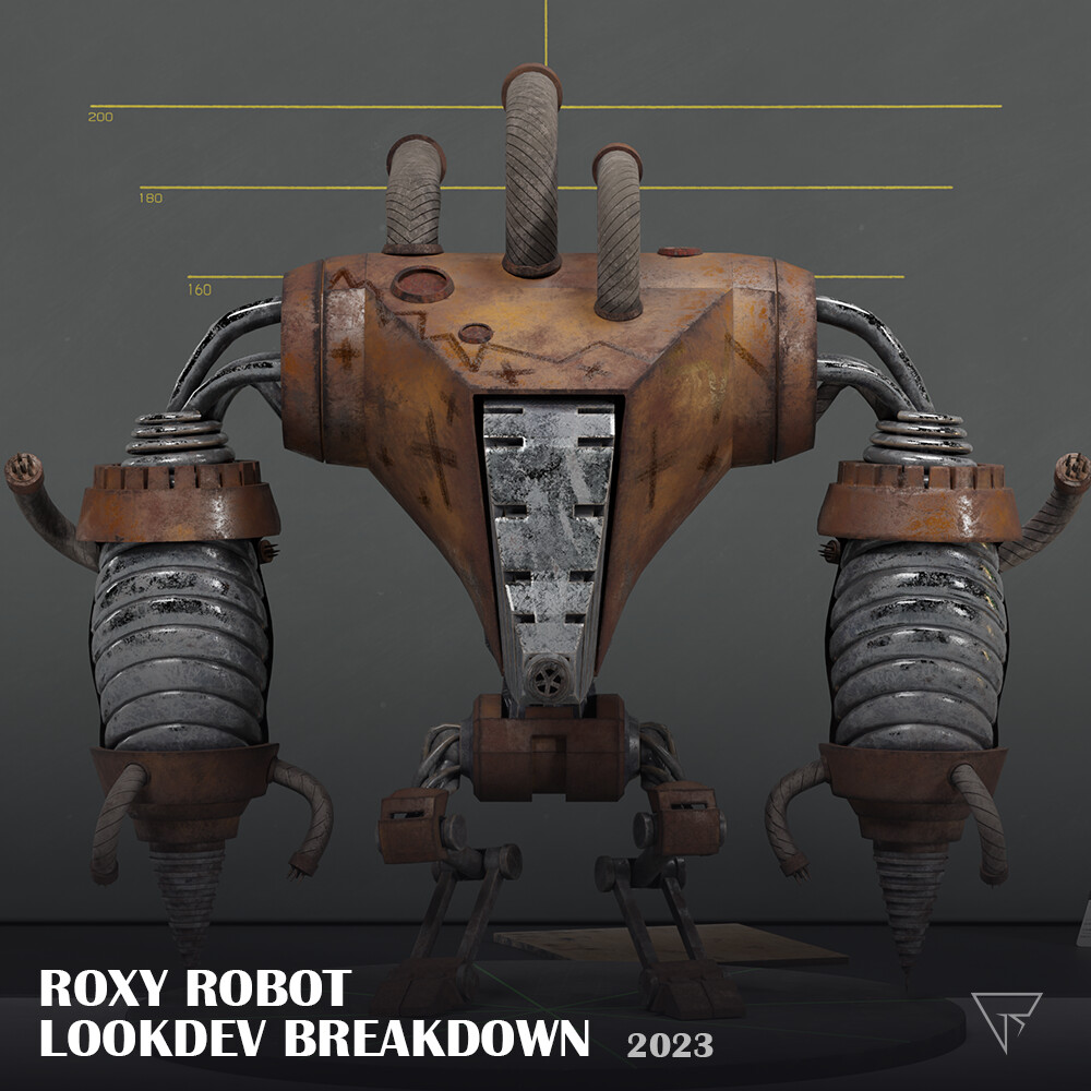 ArtStation - Roxy Robot LookDev Breakdown