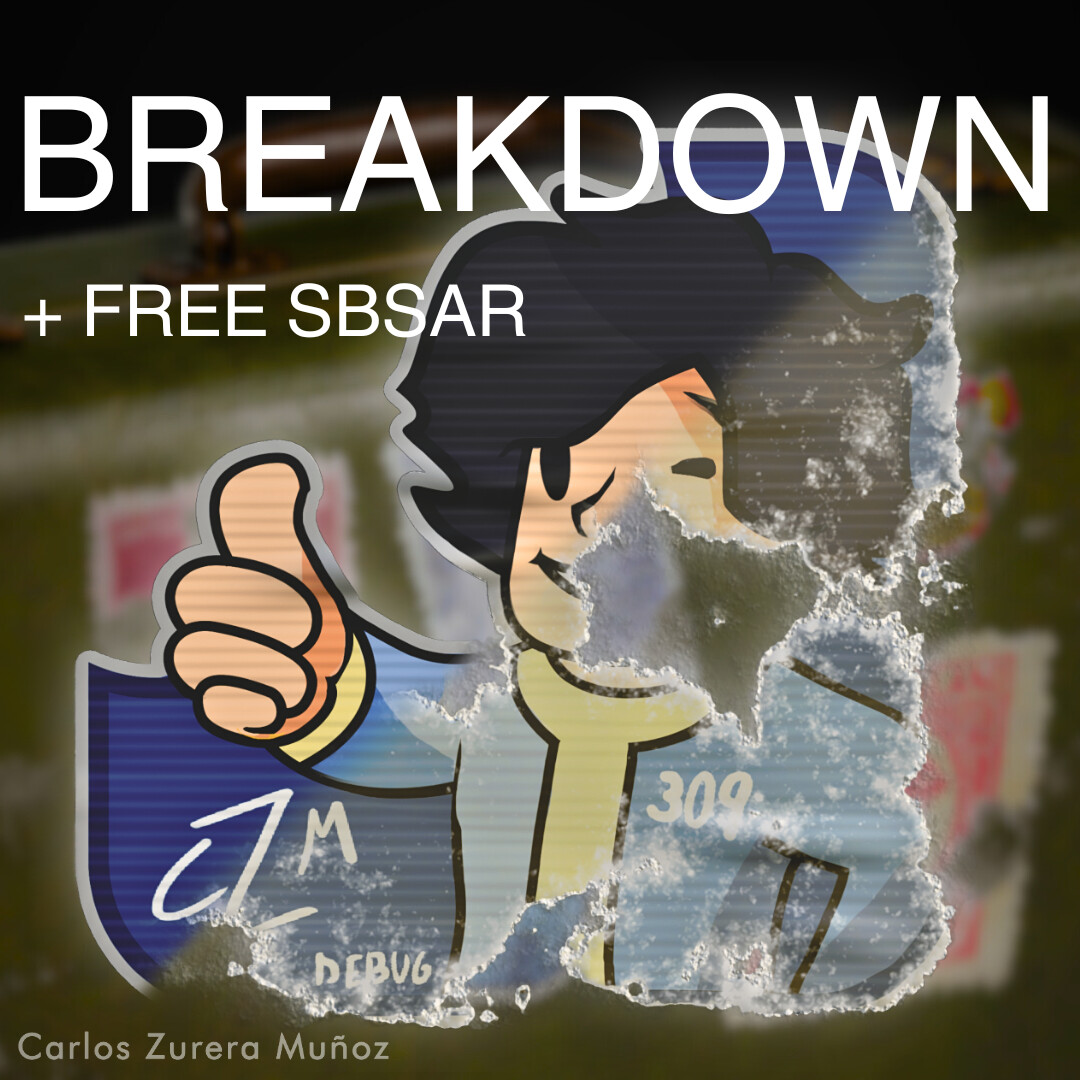 FREE Sticker generator.sbsar + breakdown