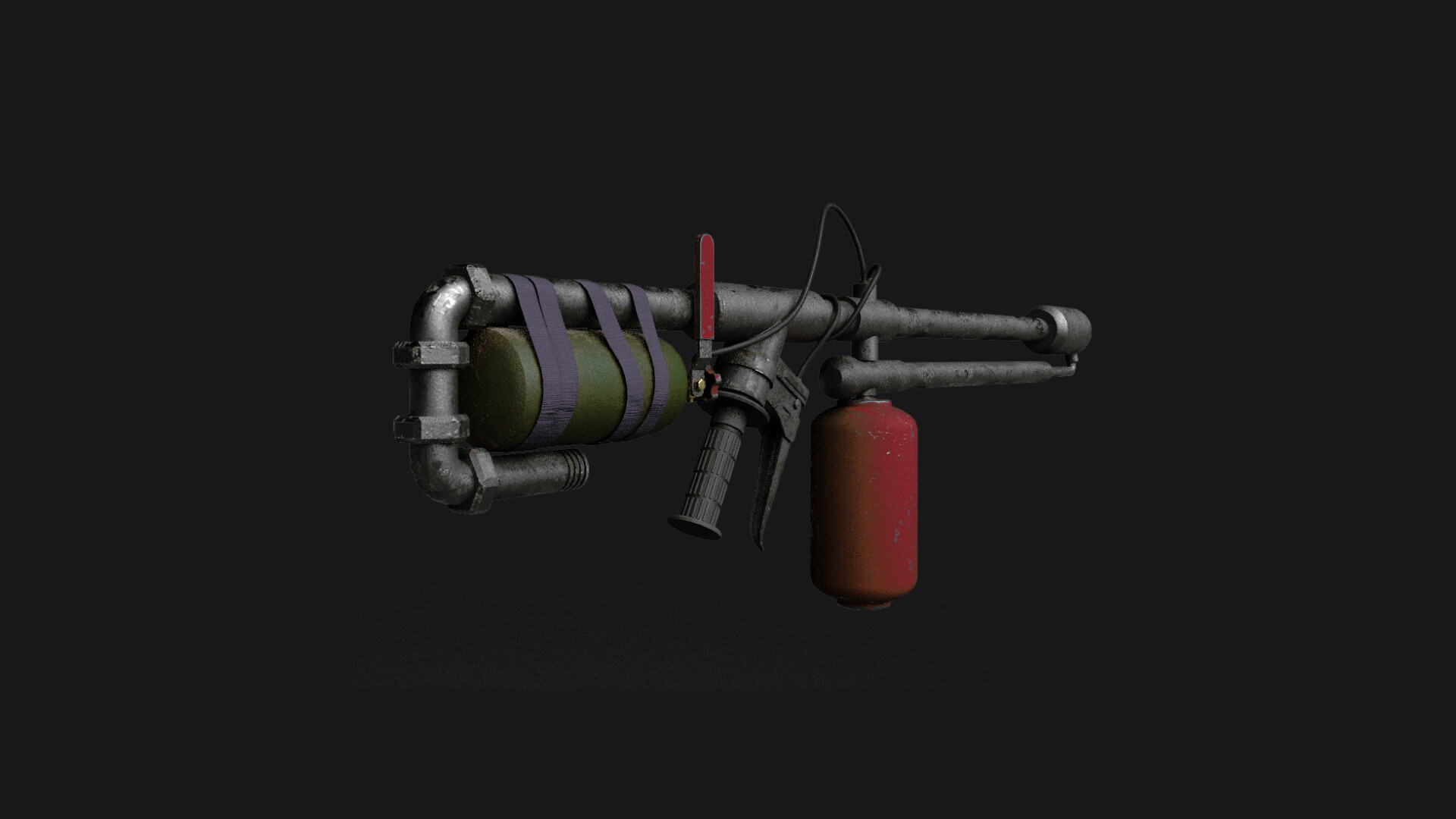 ArtStation - Flamethrower- Game Asset