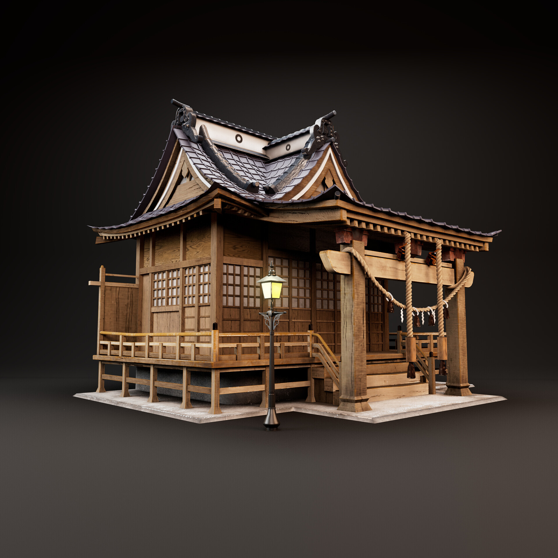 ArtStation - Shinto Shrine