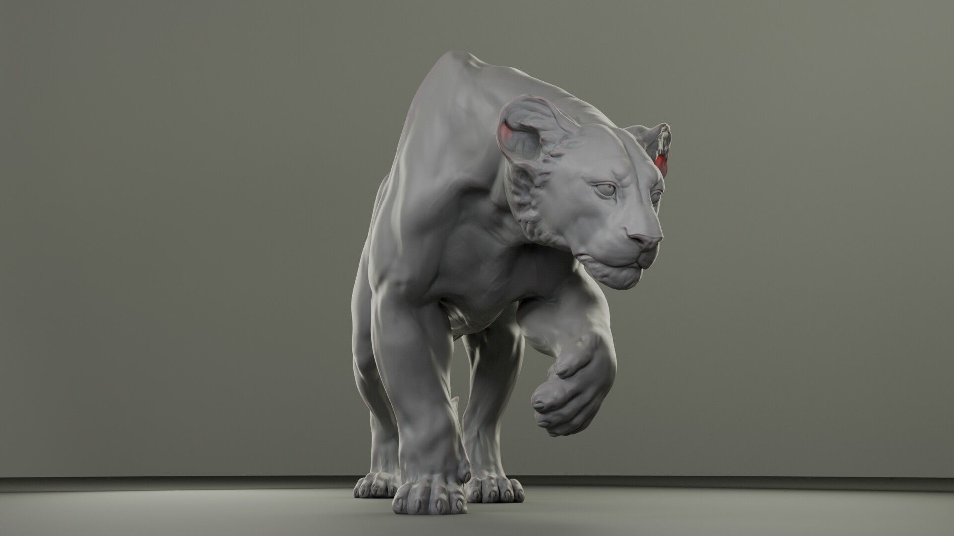 ArtStation - Lioness anatomy study