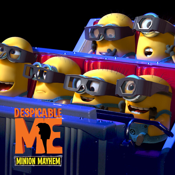 Artstation - Despicable Me Minion Mayhem Ride