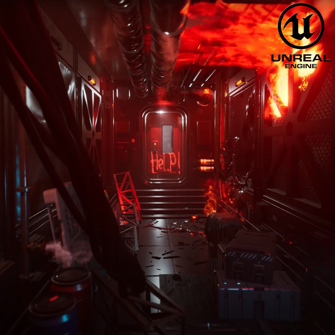 ArtStation - Unreal Engine 5 and HOUDINI Integration: Dynamic Fire ...