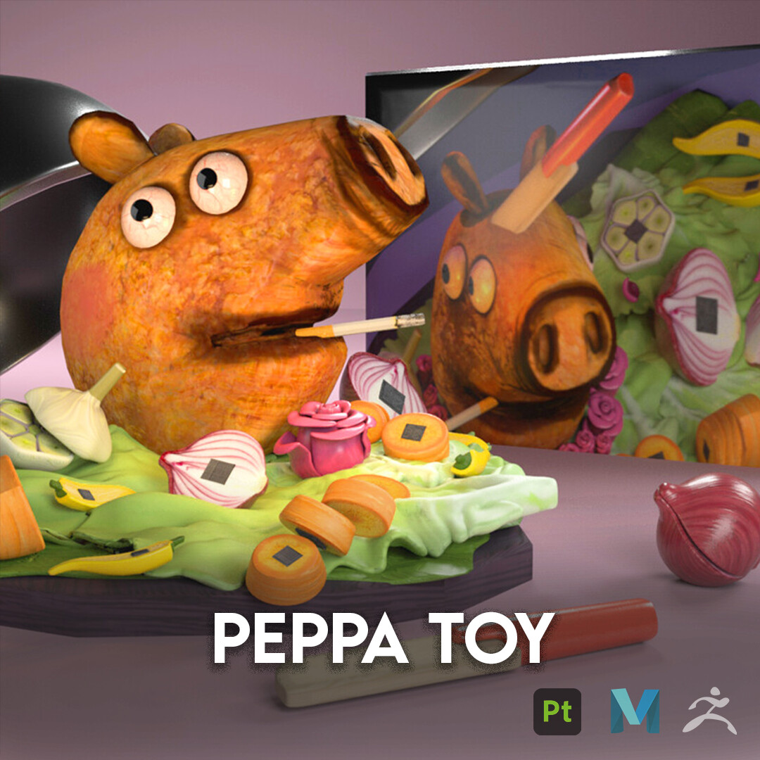 ArtStation - Peppa Pig Toy