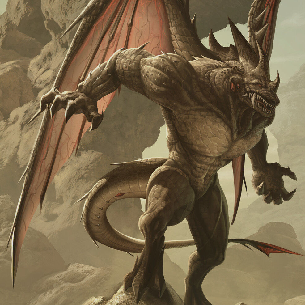 ArtStation - Desert Thorns Lizard Man
