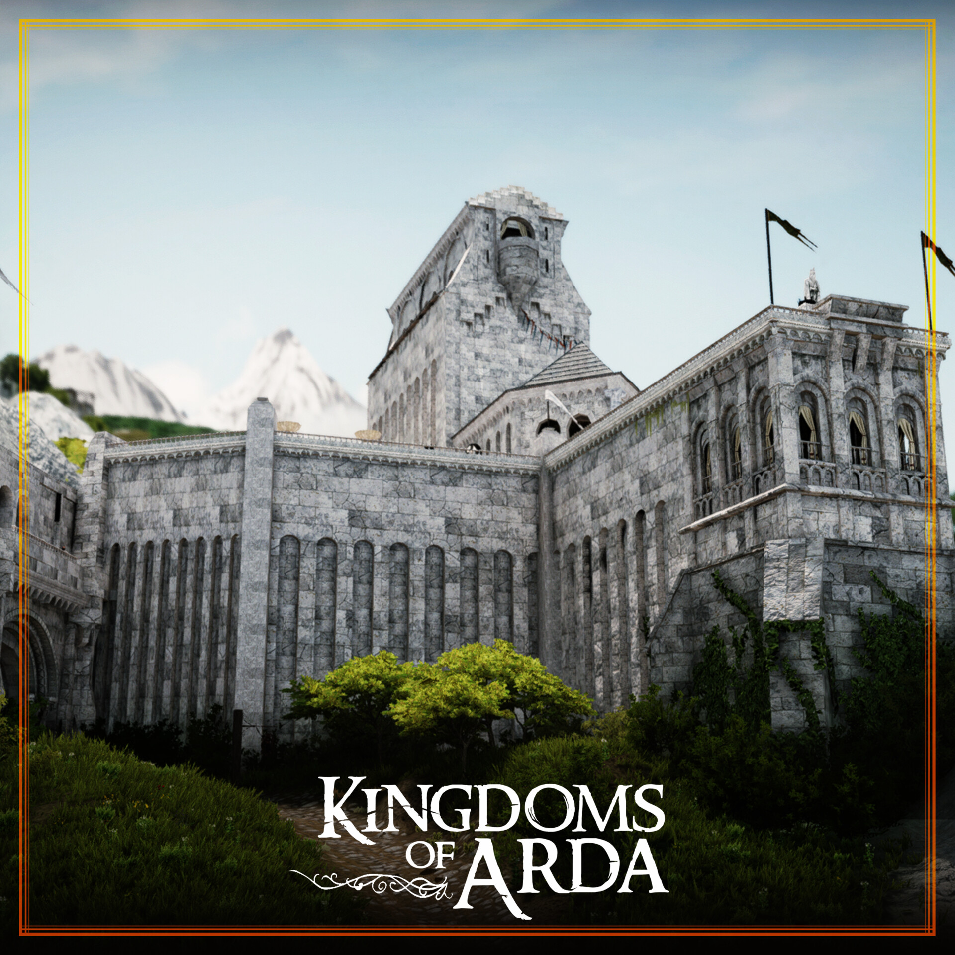 ArtStation - Kingdoms of Arda - Gondor Modular Building Kit