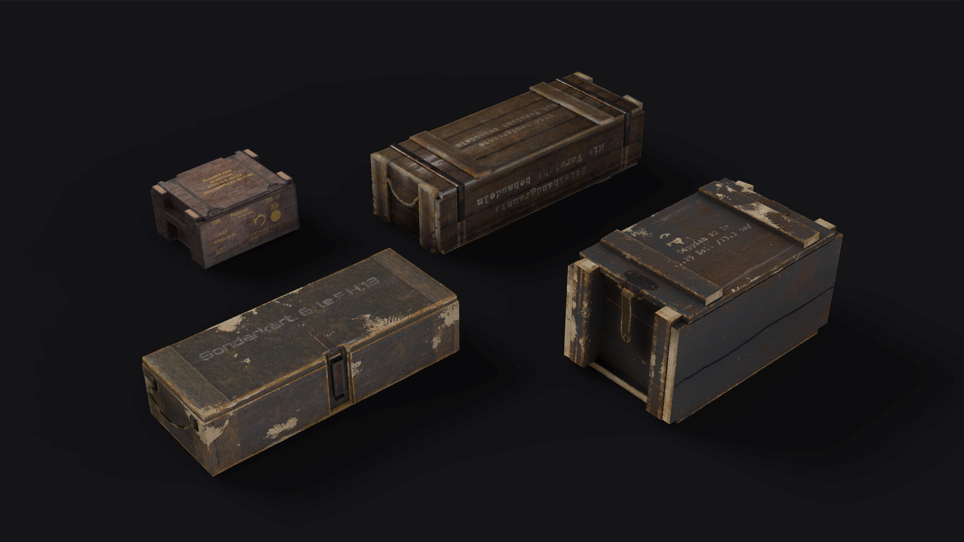 ArtStation - WW1 German Military Crates